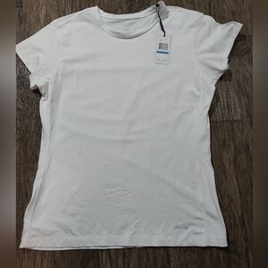 Calvin Klein Performance Women's White T-Shirt Size XL New